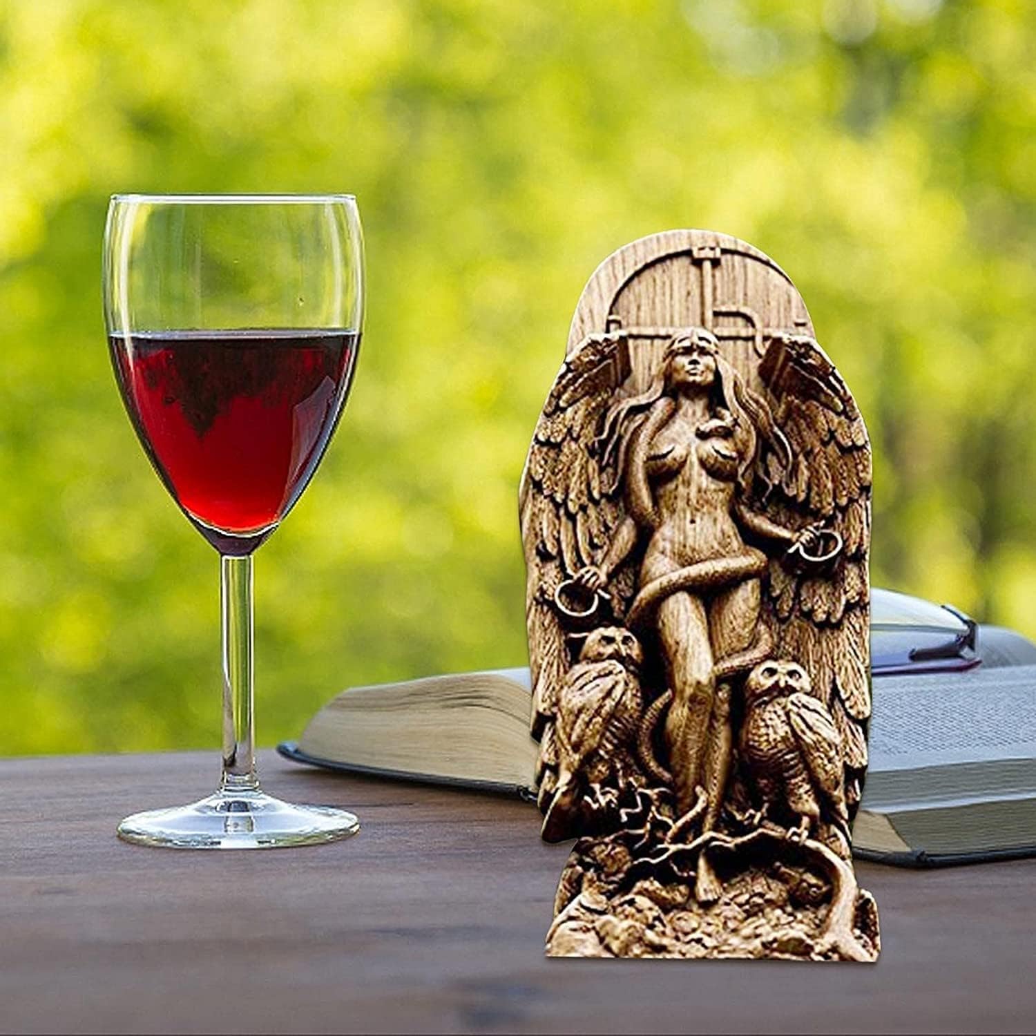 Goddess Statue Lilith Statue, Decorative Goddess Statues Gaia/Hecate/Lilith | Goddess Statues Nature Resin Figurine for Home Garden Art Decor, Landscape Ornaments Goddess... - Image 9