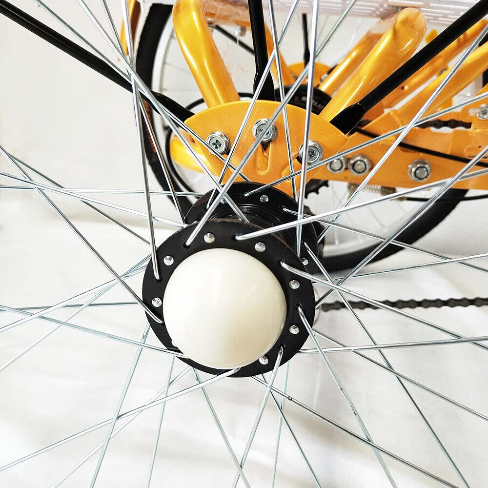 Triciclo Per Adulti Biusgiyeny 24" A 6 Marce - Con Cestino E Schienale Per Shopping - Foto 4