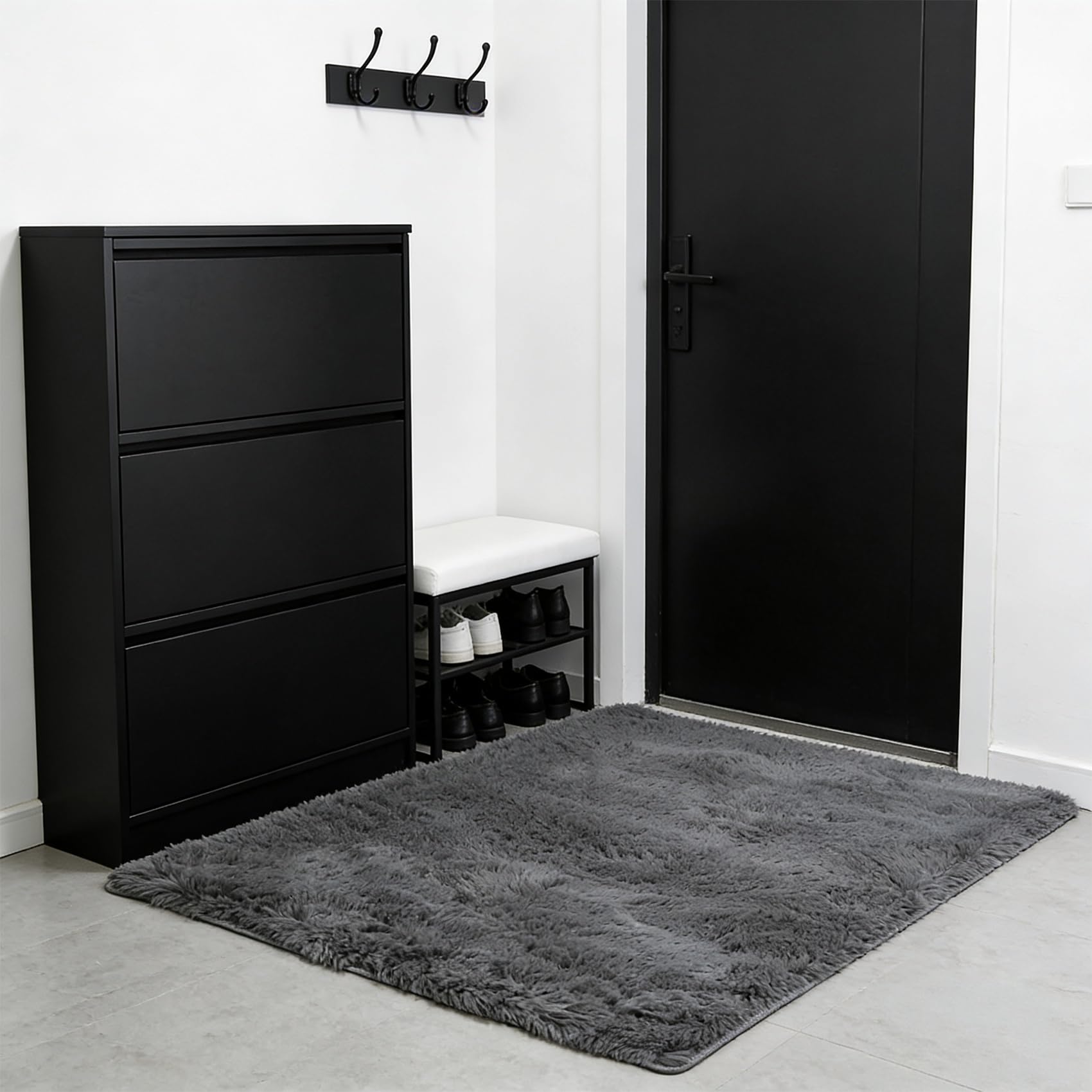 Tapis de salon doux 160x80 idéal pour créer un coin lecture cocooning