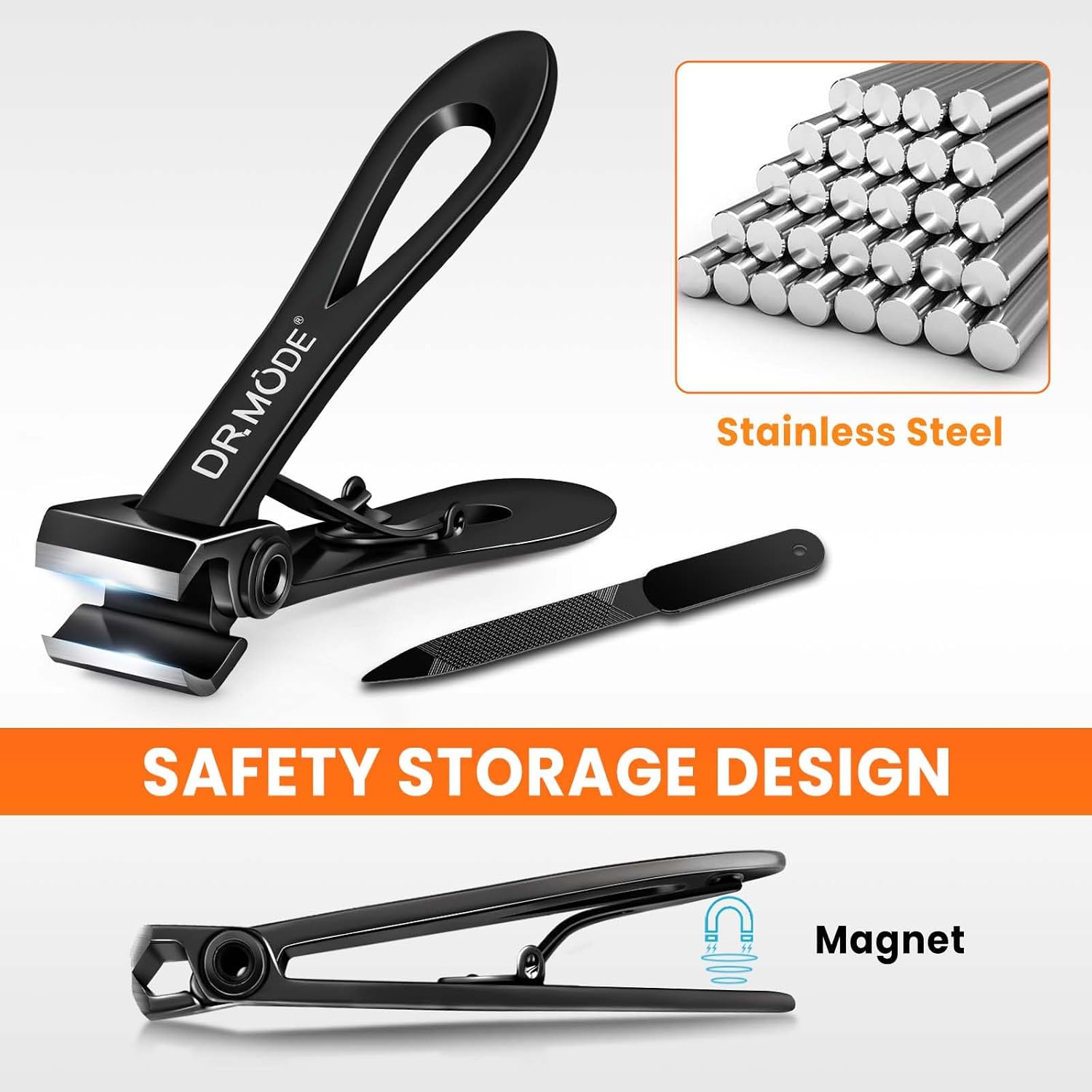 Straight Nail Clippers for Mens Thick Nails for Seniors