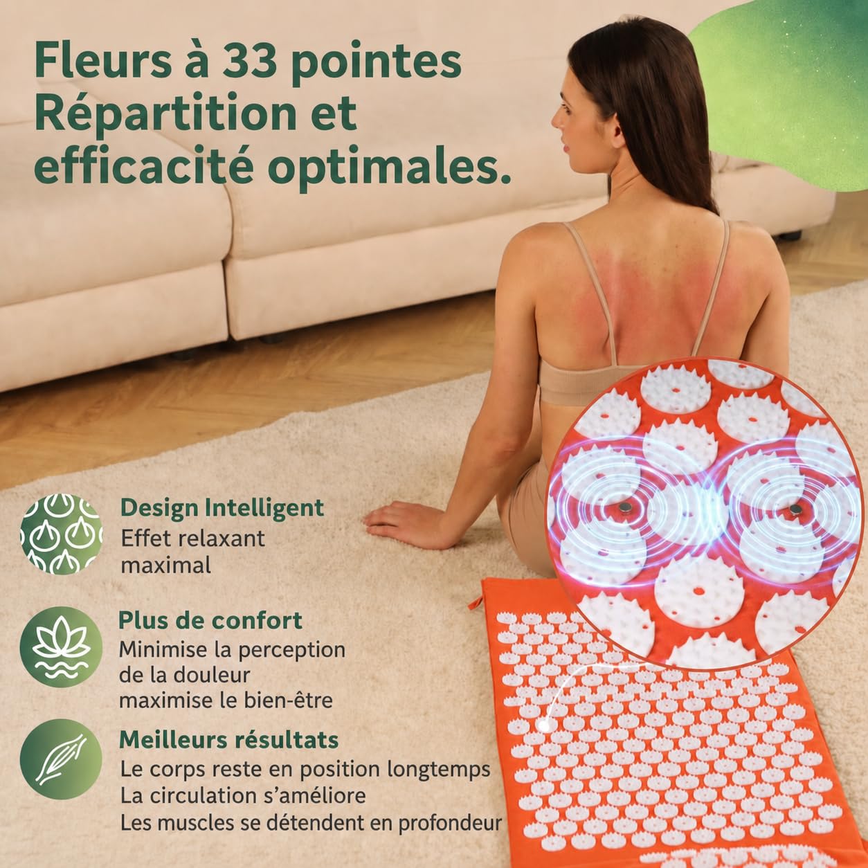 THERMO MAG MYSA DUO Set Acupression avec bio-aimants chauffable! Max Détente! Eco Top #1 EU+TUTORIAL