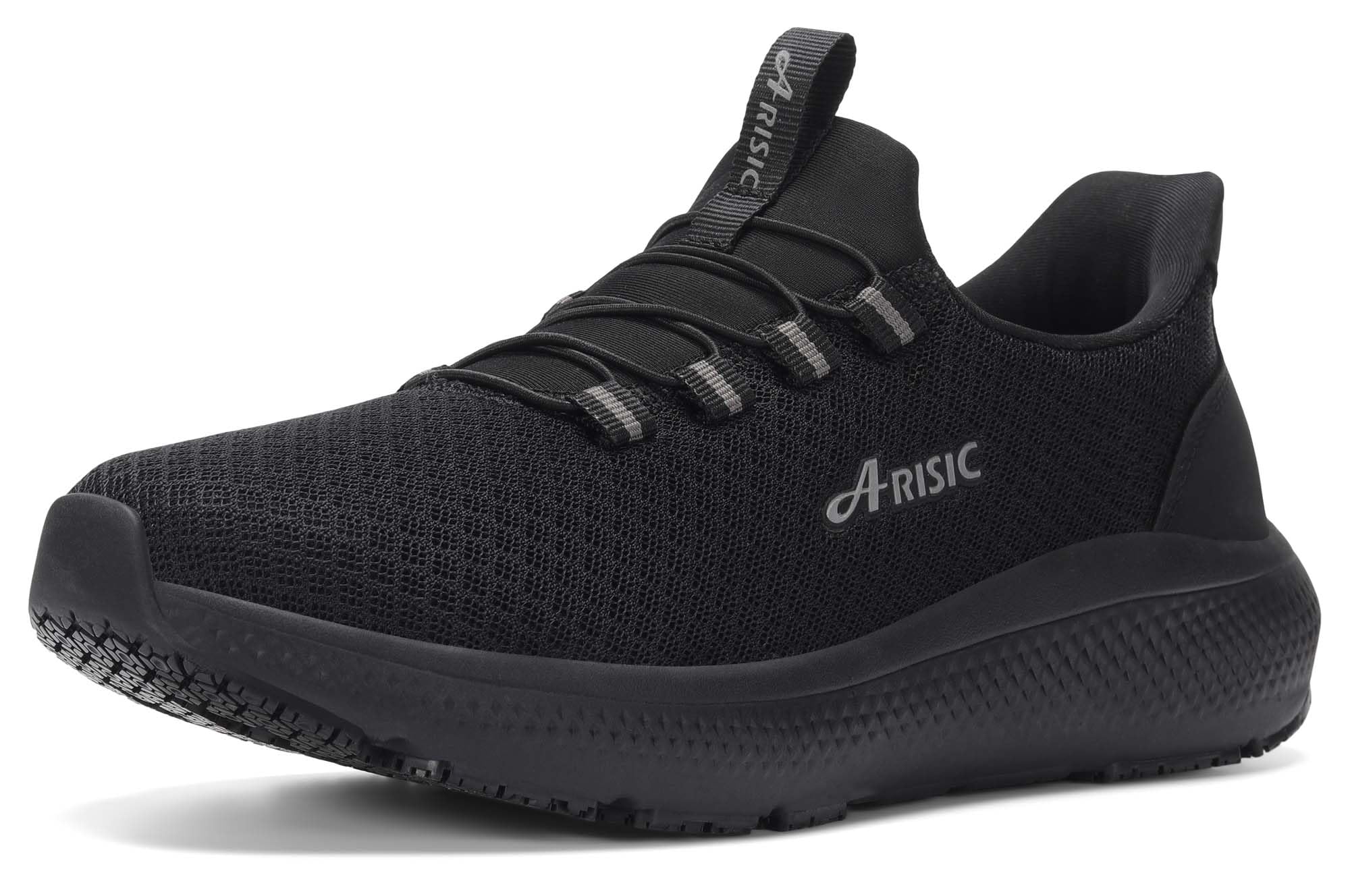 ARISIC Non Slip Work Shoes for Men Slip on Sneakers Waterproof Restaurant Men Zapatos Trabajo Comfort Kitchen Chef Slip Resistant Food Service Shoes