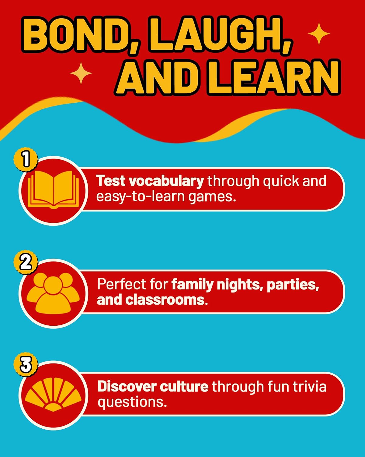 Chatterbox Dimelo Bilingual Card Game, 200 Fun Spanish Trivia Game w Cultural Questions, Como Se Dice en Español Card Games for Spanish Fun Learning for Adults and Kids, Perfect for Family Game Nights