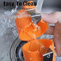 Vista 7 de Abridor de cáscara de huevo, 3 piezas separadoras de huevos para huevos crudos, herramienta de galletas de huevo 2025, cortador de cáscara de huevo