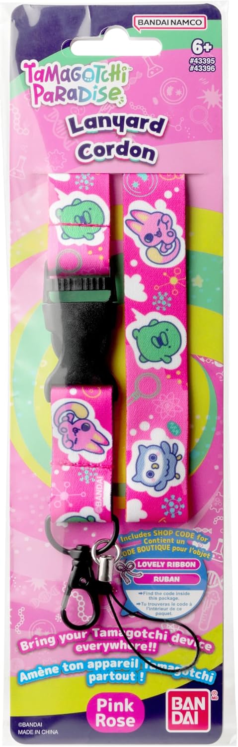 Tamagotchi Paradise Lanyard - Pink