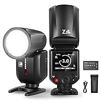 NEEWER Z2PRO-C Flash Speedlite 2.4G TTL a Testa Rotonda Compatibile con Canon