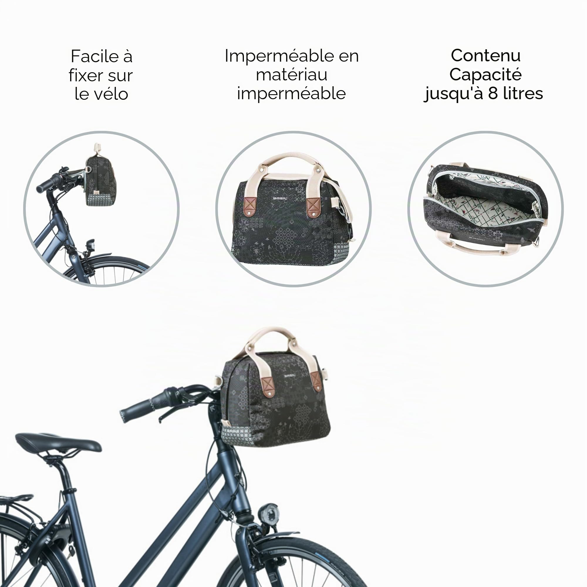 Basil Unisex-Adult Go Doppelpacktasche (1er Pack)