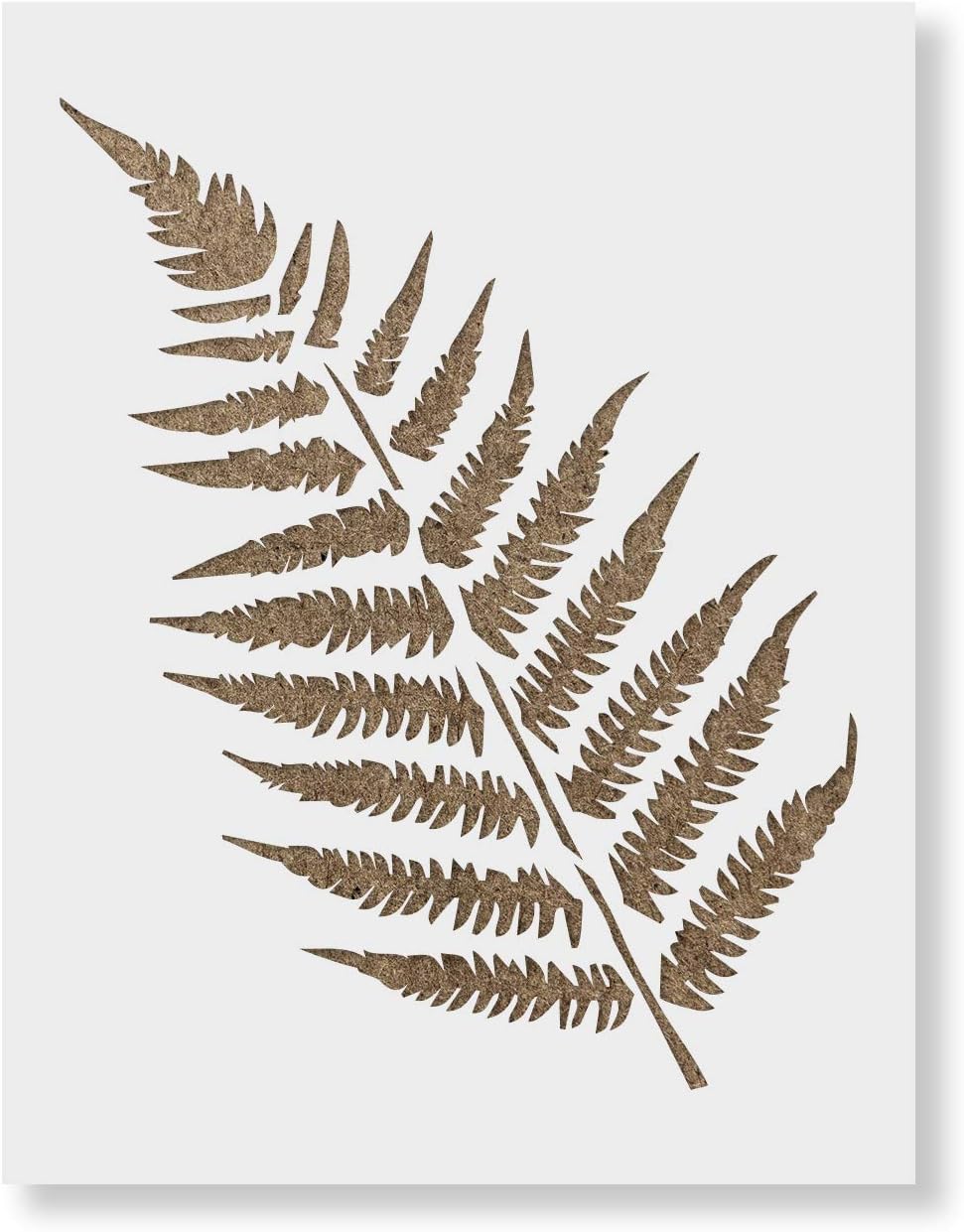 Ferns Stencil - Large Leaf Wall Stencil