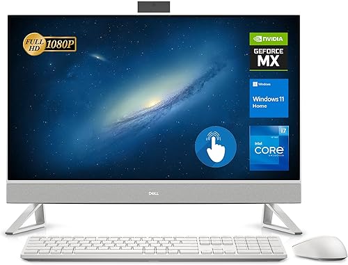 DELL Inspiron 7700 AIO Computadora de escritorio, pantalla táctil FHD de 27 pulgadas, procesador Intel Core i7-1255U de 12ª generación, GeForce