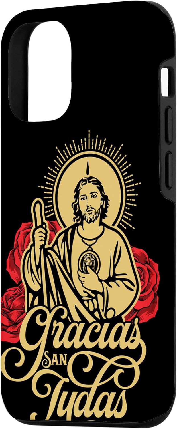 San Judas Tadeo Siempre A Mi Lado Spanish Jesus Case for iPhone 12/12 Pro