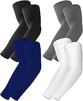 Vista 32 de BHYTAKI Mangas de Protección Solar UV, Mangas de Compresión de Brazo con Enfriamiento UPF 50 para Deportes para Hombre Mujer Adolescente