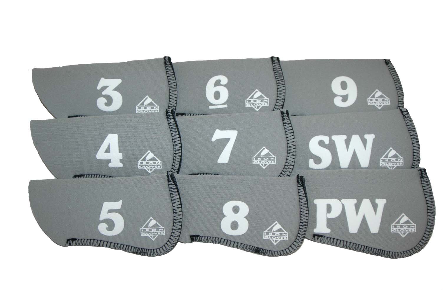 Iron Gloves Cover (Set of 9), Silver