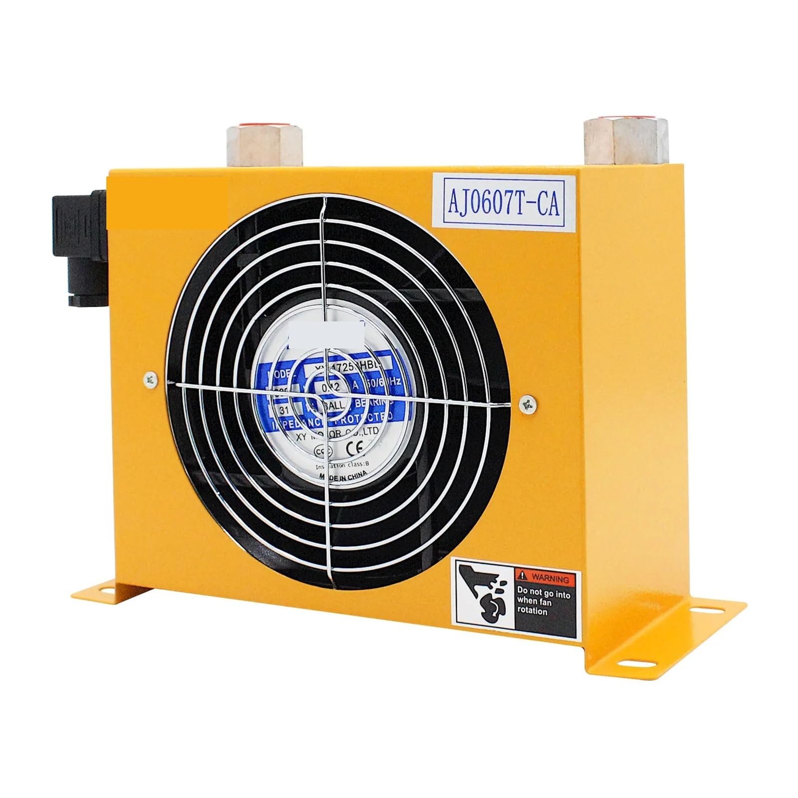 Refroidisseur d'air AJ0607T-CA 40 l/min, feuille de radiateur, goutte d'huile hydraulique for machine-outil CNC, ventilateur d'huile haute température vents forts(DC12V)