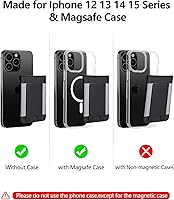 Vista 7 de 2-in-1 Magsafe Wallet, Adjustable Stand, Open ID Window, Magnetic Wallet for iPhone 17/16/15/14 Pro Max/14 Pro/14 Plus/13/12 Series, 9 Cards Holder