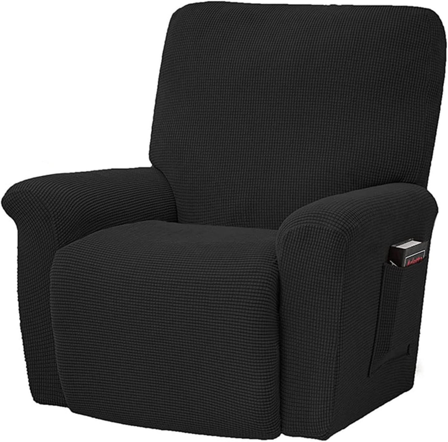 Konsilsa Stretch Recliner Chair Covers, 1 seat Recliner slipcovers Anti-Slip with Side Pockets Recliner Covers Sofa Covers for Cushion Couch Recliner Armchair Covers (Color : Blue 5)