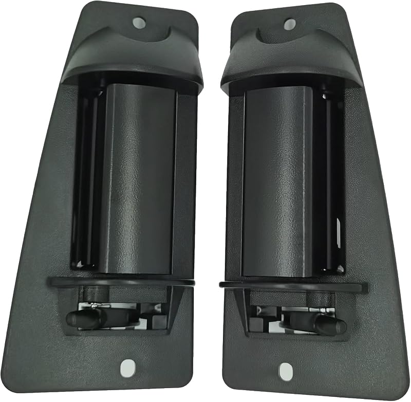 Maçanetas externas traseiras metálicas para cabine estendida Lcyolada Chevrolet Silverado e GMC Sierra 1999–2007
