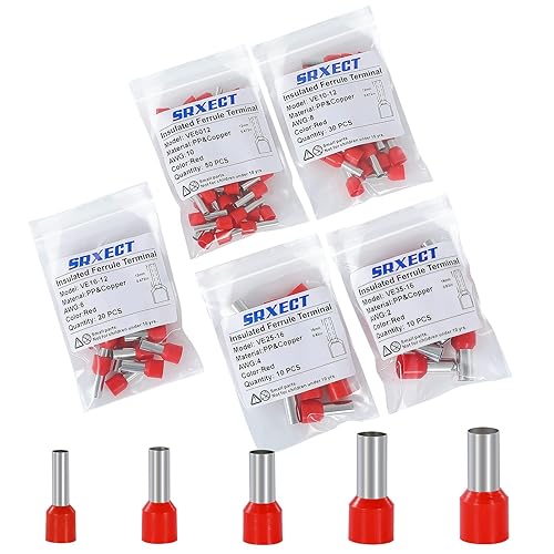 Kit de virolas de alambre AWG 24-40, herramienta de prensado de virola 24-40, 1359 piezas, con tubo termorretráctil 31, terminales de extremo de