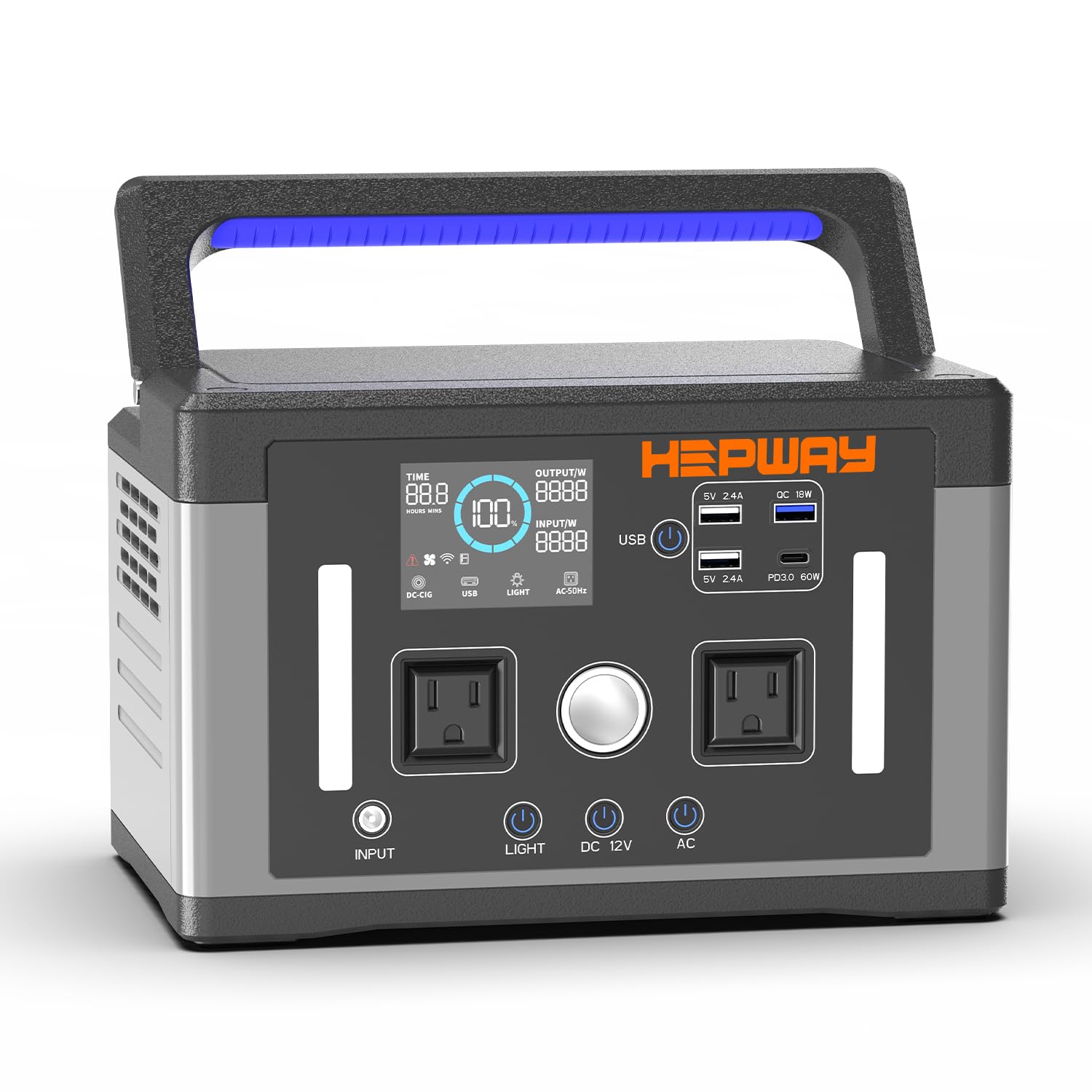 Amazon.com : Portable Power Station, 700W (1000W Peak) 577Wh