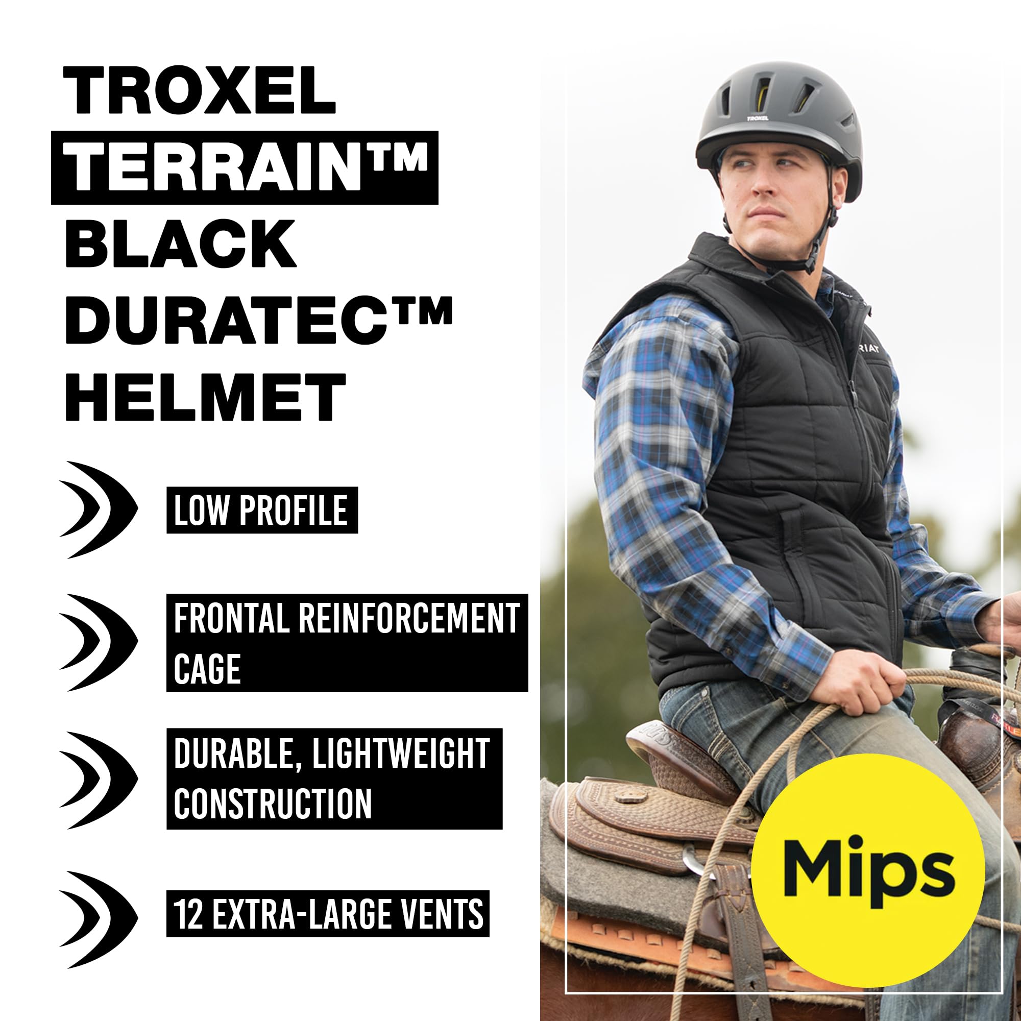 Back Ride Helmet Snapklik.com : Troxel Terrain MIPS Cooling Horse Riding Helmet, Low ...