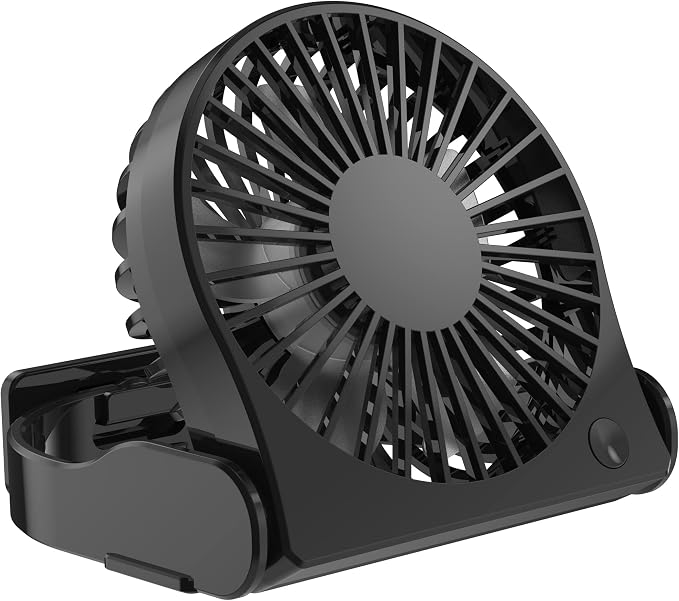 Mini Ventilador De Escritorio USB Velocidades, Fuerte Silencioso Ajuste De 5 Ventilador Personal P Perfecl Ventilador
