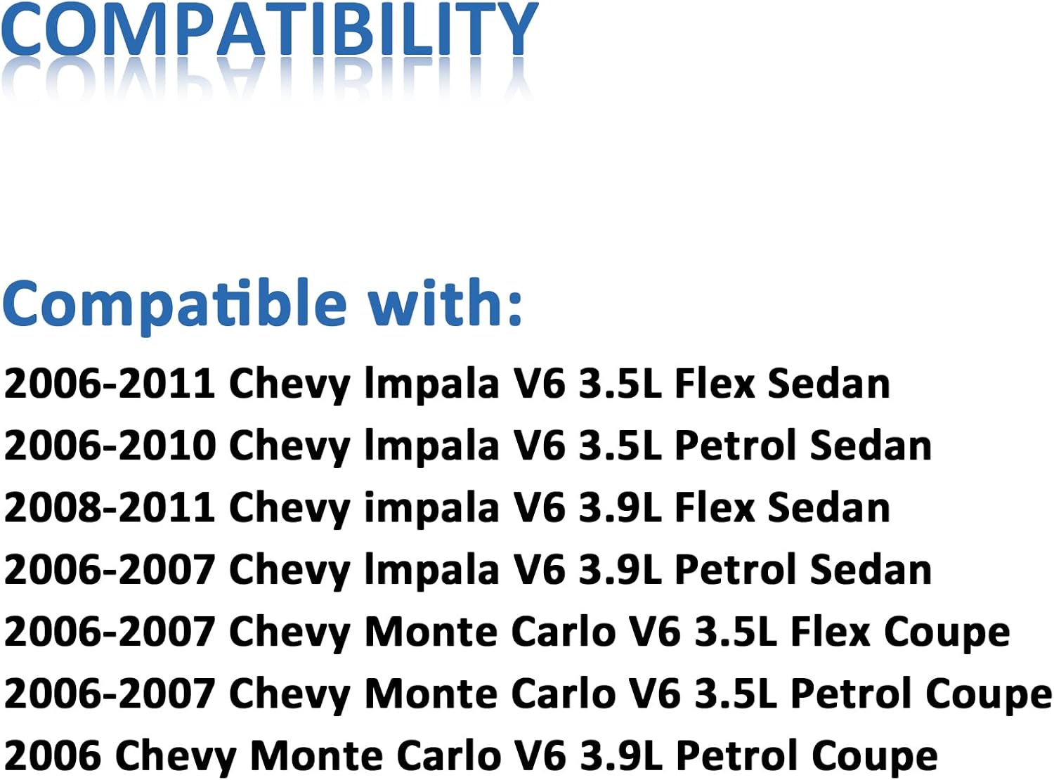 20-69989 Power Steering Pump Compatible with 2006-2011 Chevrolet Impala/ 06-07 Chevy Monte Carlo 3.5L 3.9L, Power Assist Pump Replace part 88964571, 15267585, 88964358