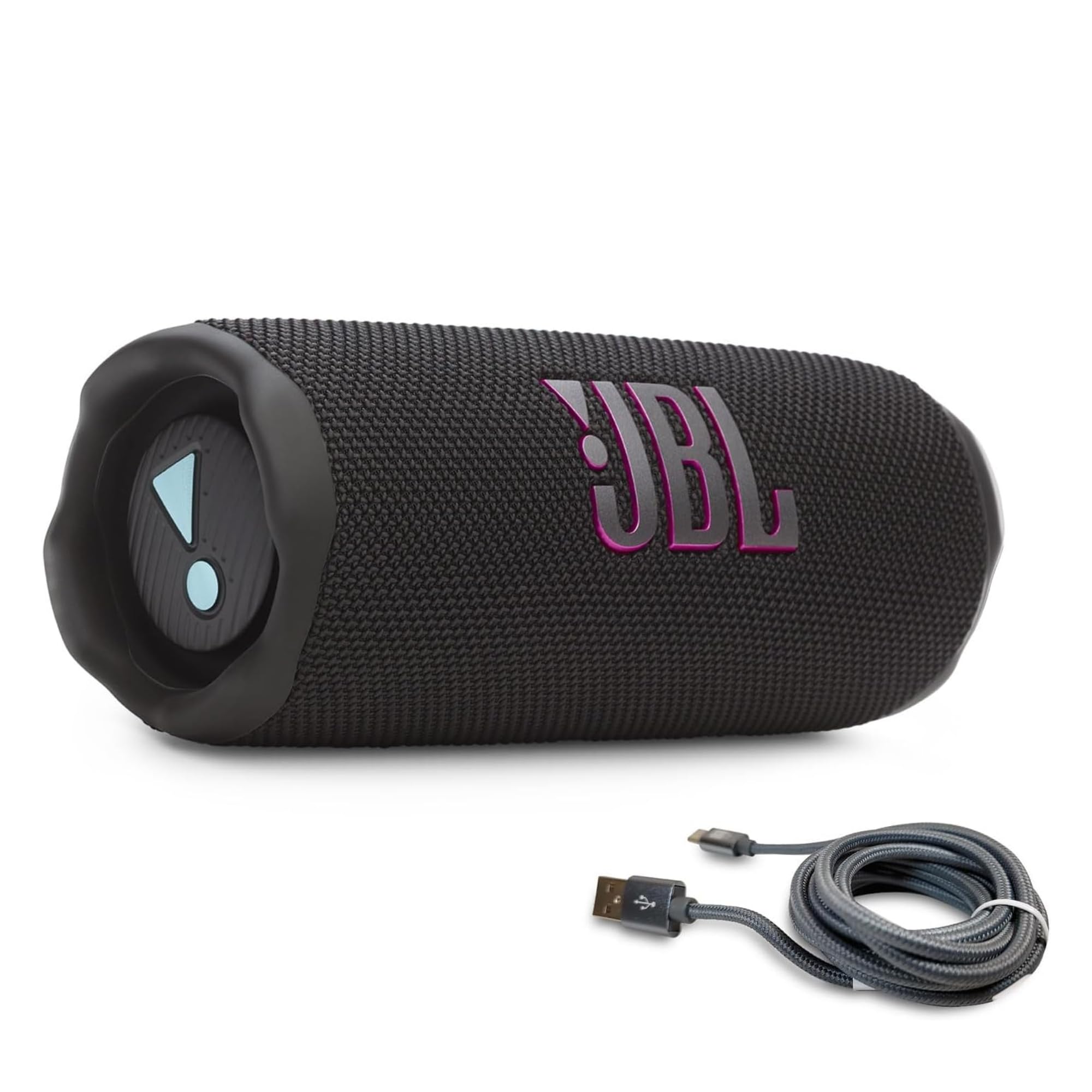 Amazon.com: JBL Flip 7 (Black/Orange) + Bundle with USB-C Braided