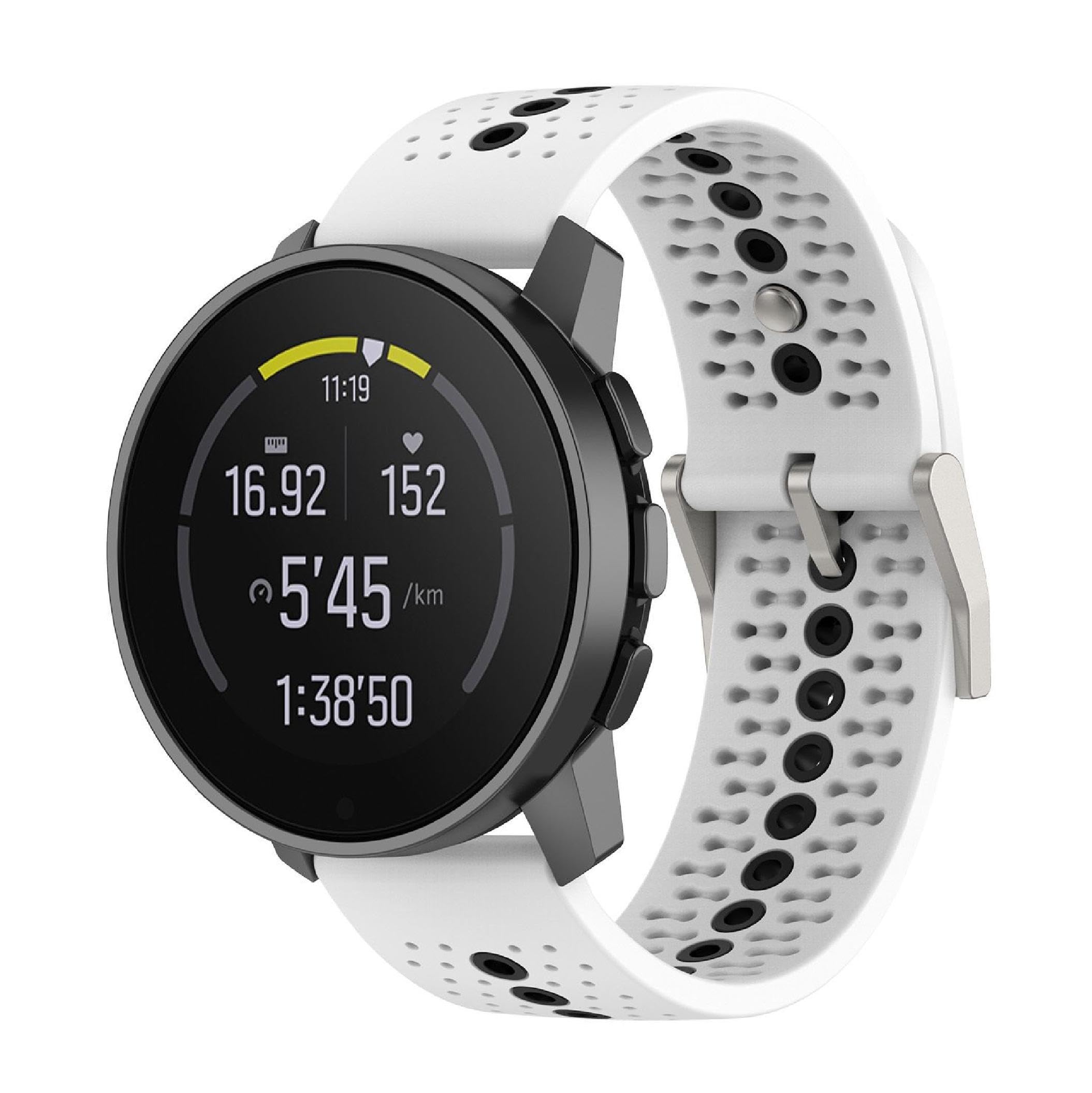 Cinturino 22mm In TPU Per SUUNTO Vertical/Race/Run – Design Bicolore Giunzione Blu/grigio