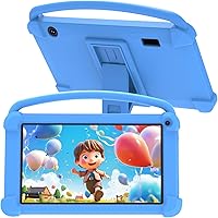 Vista 8 de YQSAVIOR Tabletas para niños, tableta Android 12 para niños, 4 GB de RAM, 32 GB ROM, tableta para niños pequeños, pantalla IPS de 7 pulgadas
