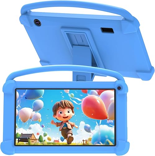 YQSAVIOR Tabletas para niños, Tablet Android 12 para niños, 4 GB RAM 32 GB ROM, Tablet para niños pequeños de 7 pulgadas con pantalla IPS, control