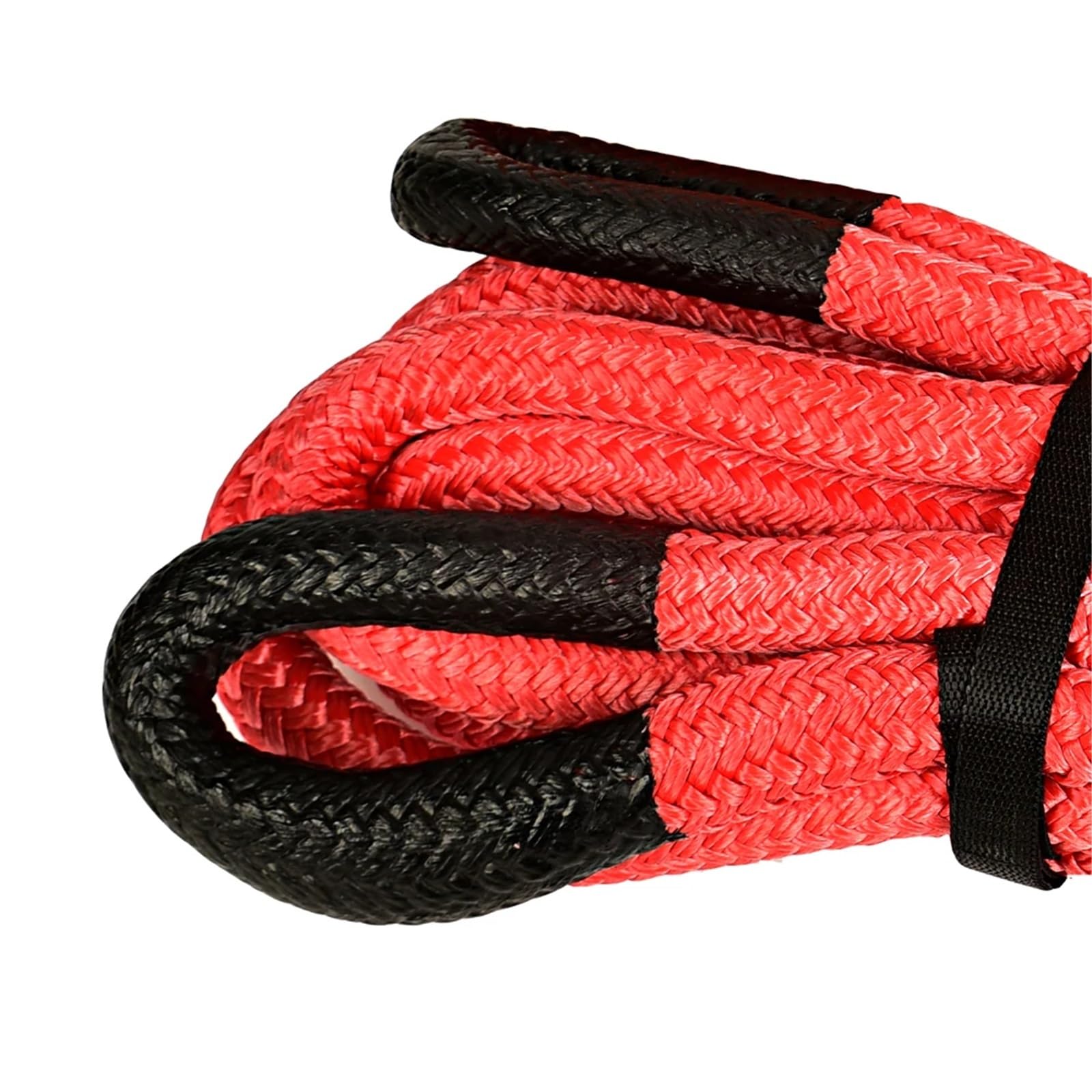 Cuerda De Remolque para Coche 22mm X 6m Recovery Tow Rope 12000kg/26400lb Breaking Strength para Coche, CamióN Y Todoterreno(Red)