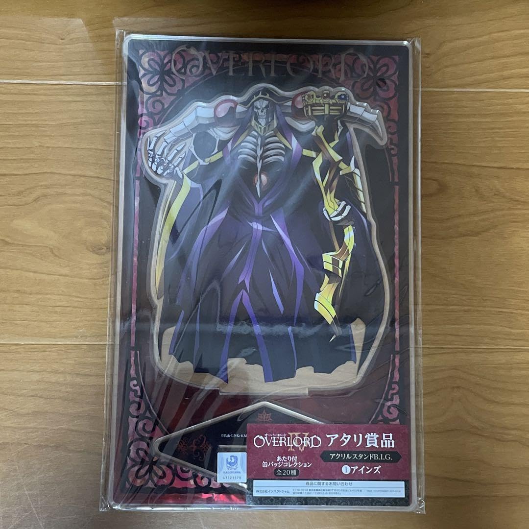 overlord オーバーロード アインズ アクリルバッジ Ainz Ooal Gown - Badge - Overlord (アインズ・ウール・ゴウン
