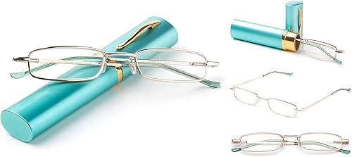 Vista 27 de Newbee Fashion Gafas de lectura de tubo para lector de bolsillo