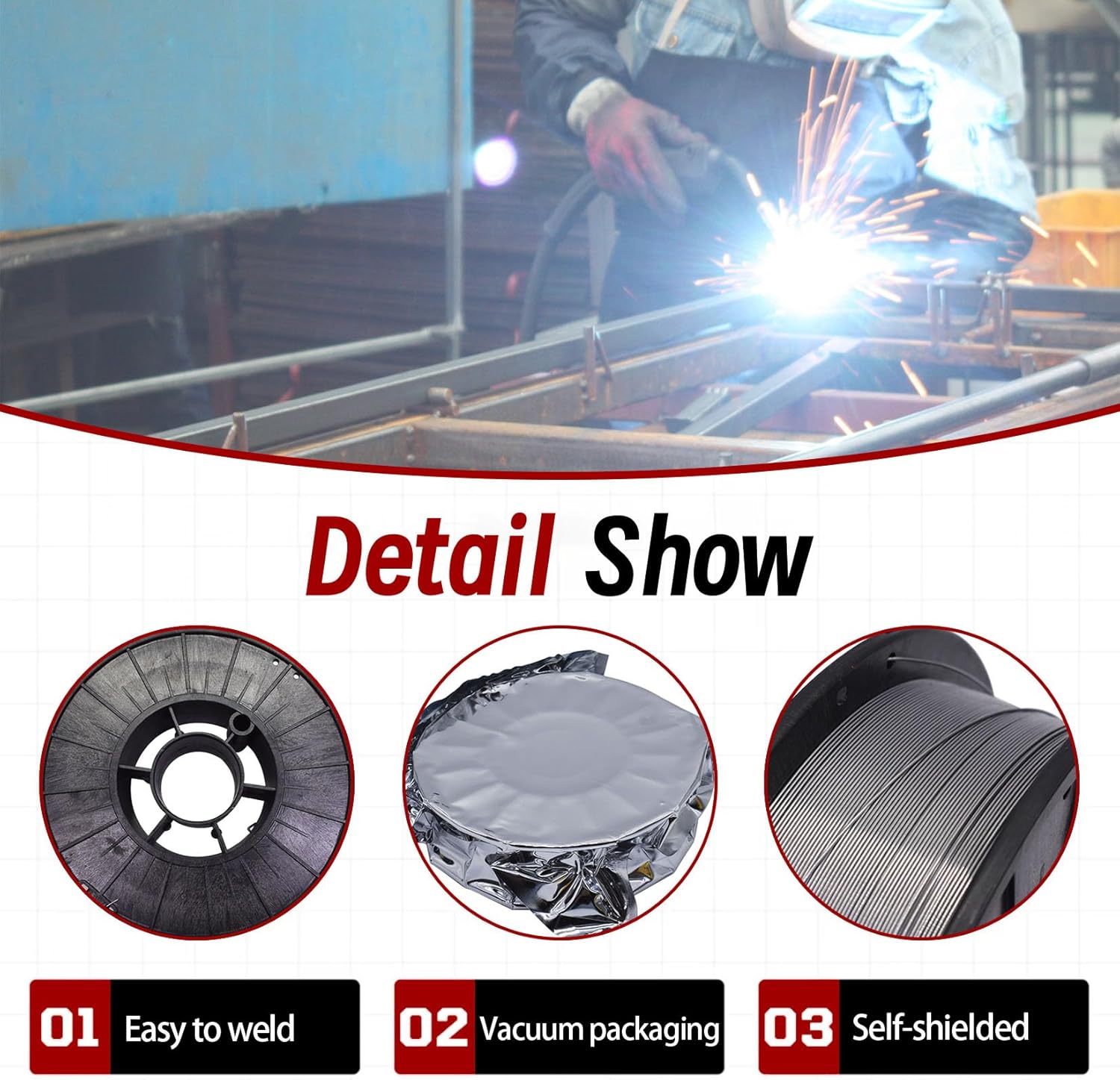 E71T-GS 0.035/0.030 In (1.0/0.8 MM) 10Lbs Gasless Flux Core Welding Wire (0.035)