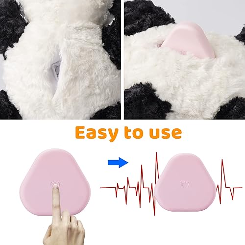 Miniatura 5 de Heartbeat Puppy Toy Heartbeat Stuffed Animals for Pet Anxiety Relief and Calming Aid, Dog Anxiety Toys for Puppy Comfort Cuddle Sleep Aid, Puppy