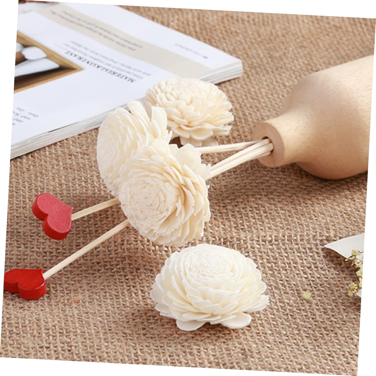 Amosfun 50stücke Duftstäbchen Für -Diffuser Rattan-stäbe Für Ätherische Öle Kreative Aromatherapie-zubehör Für Wohnräume Schlafzimmer Und Küche Verbesserte Duftverbreitung