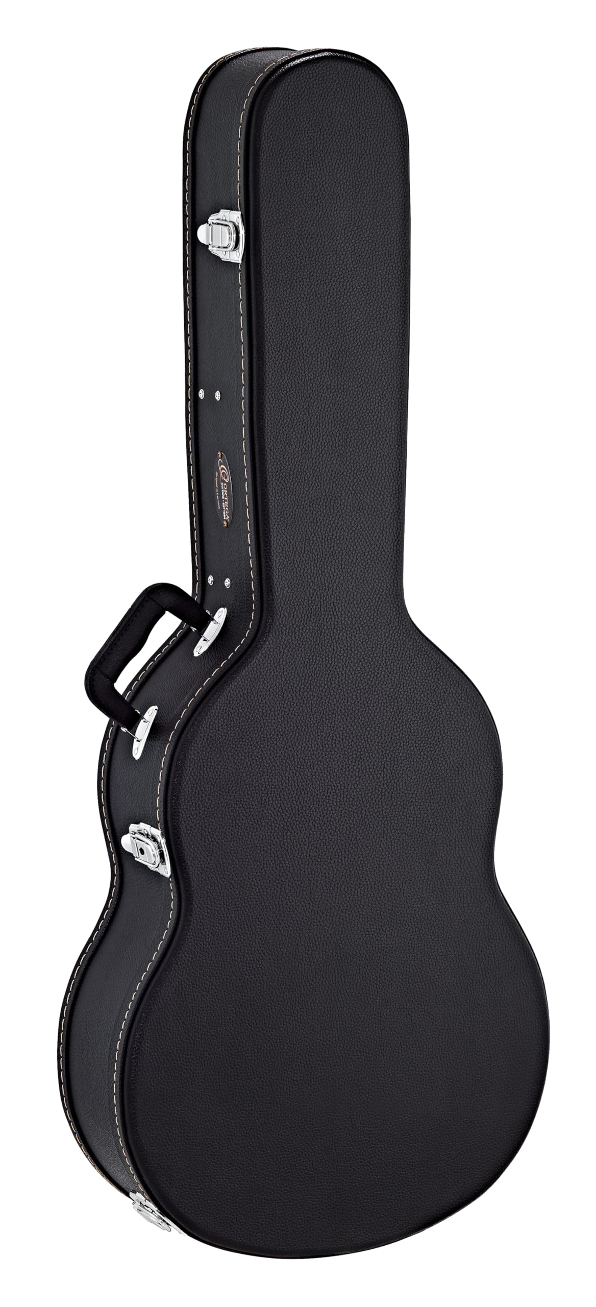 Ortega Guitars Economy Guitar Hardcase - Tasche für 3/4 Gitarre - Höhe 98 cm - Vinyl, Schwarz (OCCSTD-34)