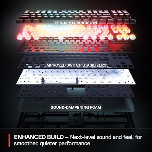 Miniatura 7 de SteelSeries Interruptores hipermagnéticos Apex Pro Mini Gen 3 OmniPoint 3.0 - Actuación ajustable - Disparador rápido - Ajustes preestablecidos