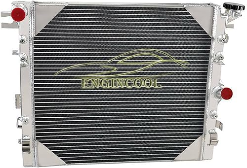 Miniatura 5 de Radiador de aluminio para 2007-2018 Jeep Wrangler JK V6 3.6L 3.8L radiadores 1 fila Core Radiador