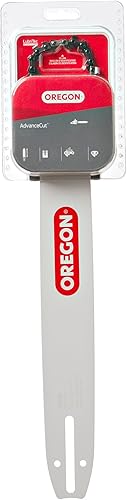 Oregon Barra de motosierra de repuesto de 16 pulgadas y cadena S56, paso de 38 pulgadas, calibre de 0.050 pulgadas, 56 eslabones de transmisión, se