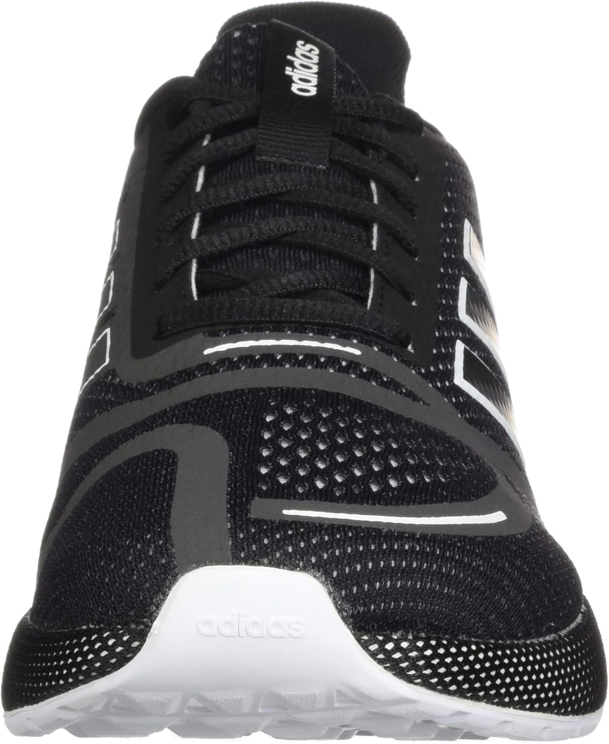 adidas Men's Nova Running Shoe 13 Black/Black/White