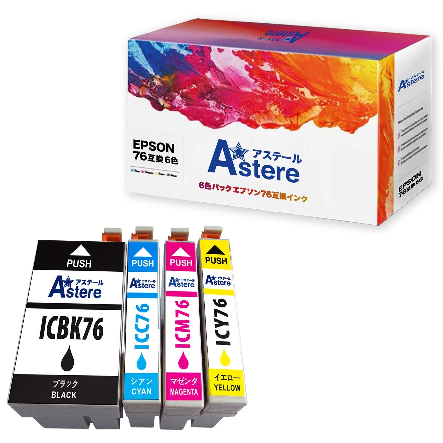 Amazon.co.jp: 【Amazon.co.jp限定】 IC4CL76 エプソン インク  