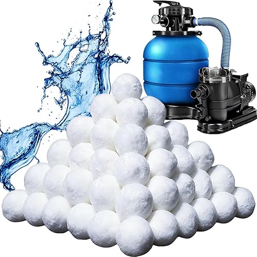 Shelprojsu Pool Filter Balls for Sand Filters,Reusable Pool Sand Filter