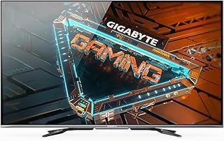 Gigabyte S55U 54.6 Inch VA Quantum Dot 4K/UHD (3840 x 2160) 120Hz HDMI 2.1 FreeSync Premium Gaming Monitor - With built-in Netflix, YouTube, Prime Video, Google Play and Google Assistant