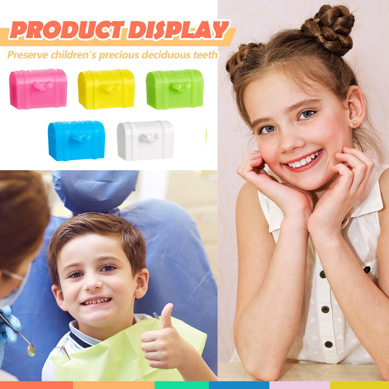 Pinkunn 300 Tooth Boxes - Baby Teeth Collection -5 Pinkunn 300 Tooth Boxes - Baby Teeth Collection -5