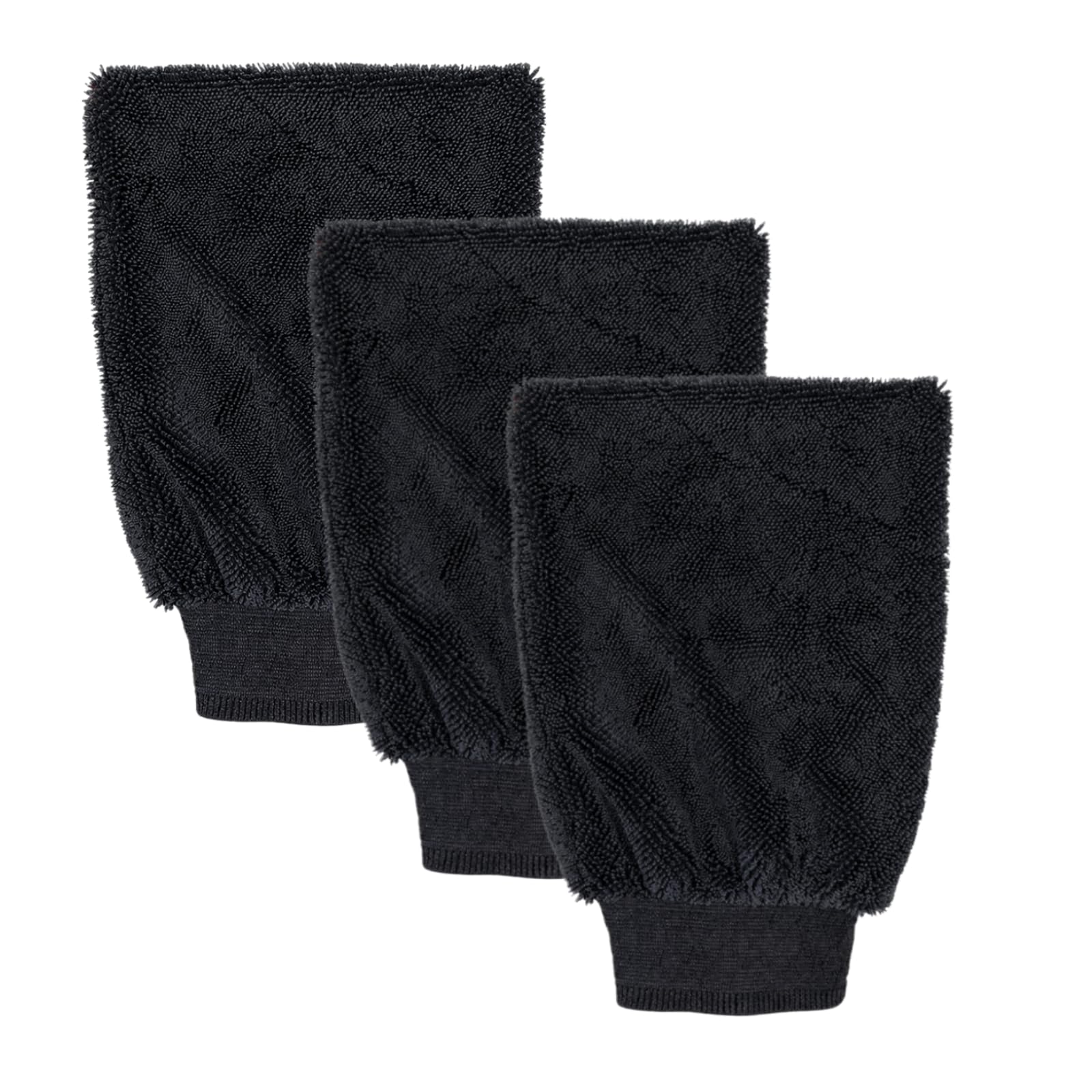 Microfiber Cleaning Gloves 3 Pcs Reusable Microfibre Dust-Removal Gloves