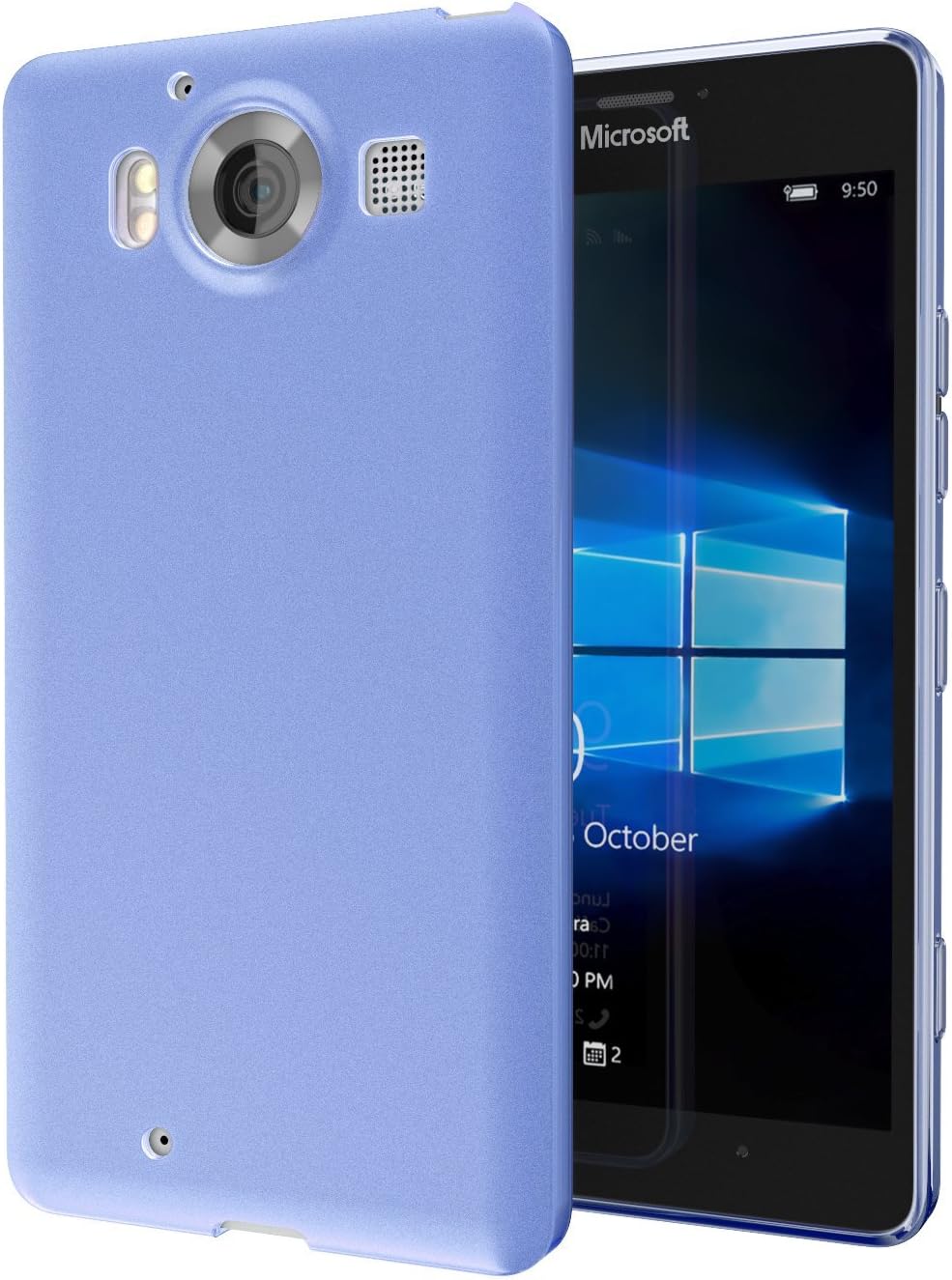 Microsoft Lumia 950 Case, Cimo [Matte] Premium Slim TPU Flexible Soft Case for Microsoft Lumia 950 - Blue Wireless Phone Accessory