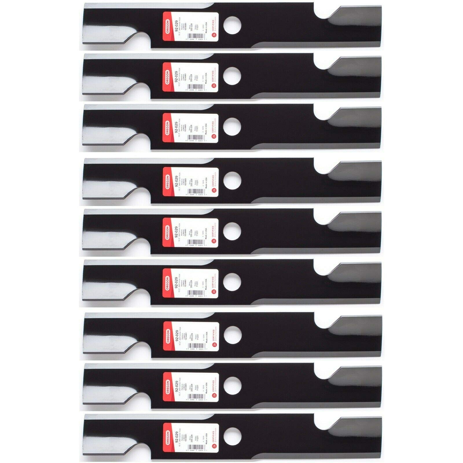 Amazon.com : 9PK USA Mower Blade for Exmark 48” Turf Tracer