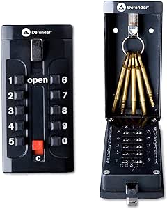 Wall Mounted Combination Key Lock Box Portable - Black | The Warehouse - View #9