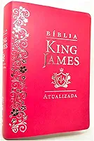 Bíblia De Estudo King James Atualizada Letra Grande Pink