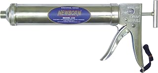 Newborn 416 Bulk/Sausage/Cartridge Ratchet Rod Caulking Gun, 16 oz. Bulk/10 oz. Sausage Packs, 6:1 Thrust Ratio